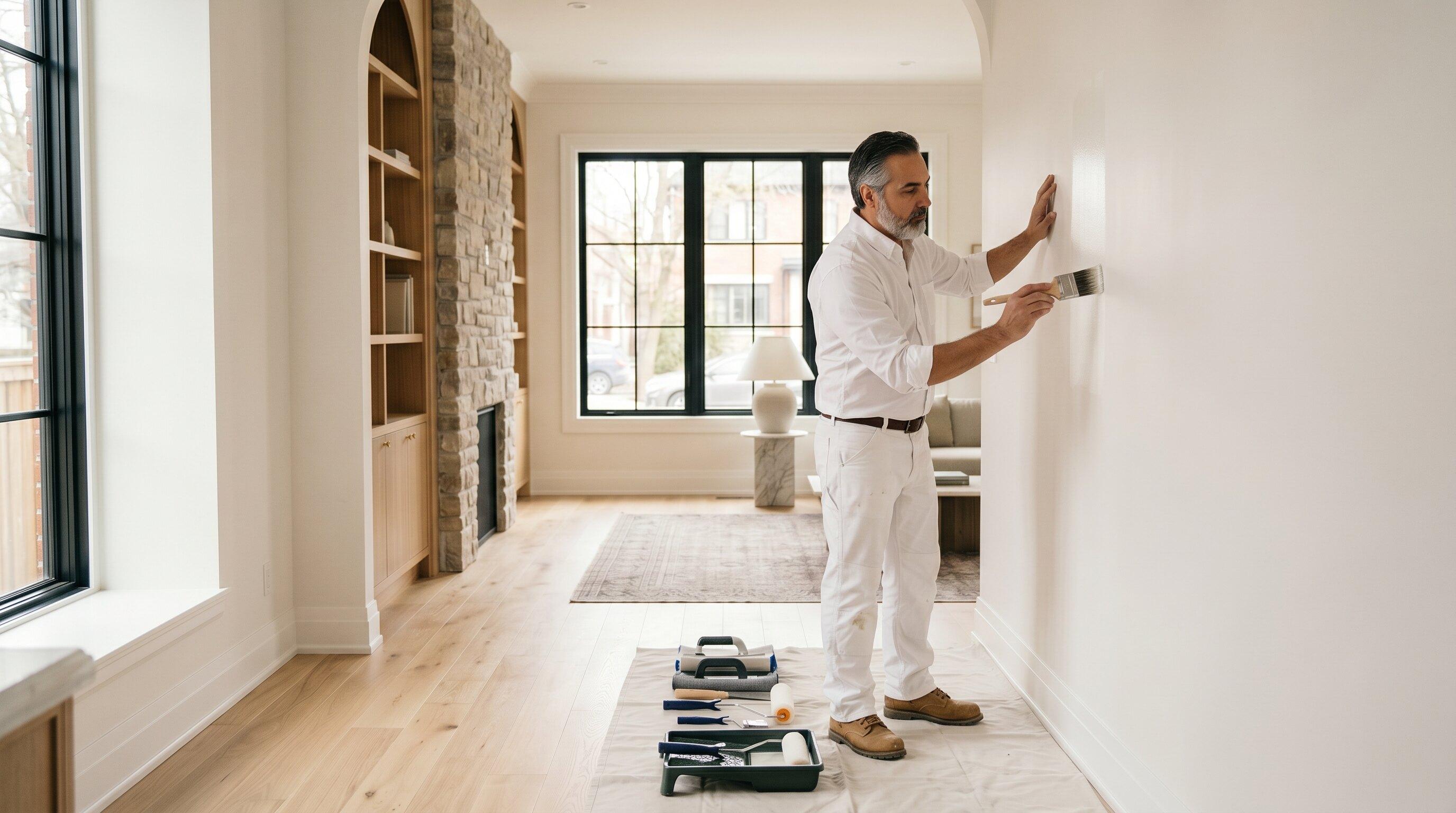 Baldo Cuffaro standing in a refined residential interior